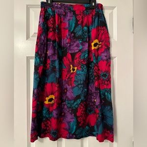 Diane Von Furstenberg Woman’s Floral Skirt size 12